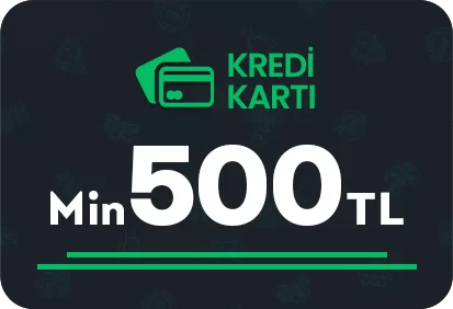 Kredi Kartı Min 500TL