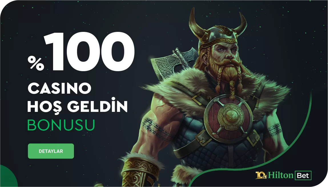 %100 Casino Hoş Geldin Bonusu
